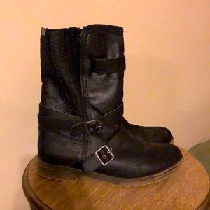 ROXY Rudy Moto Boots- Fur Lined size 8.5
